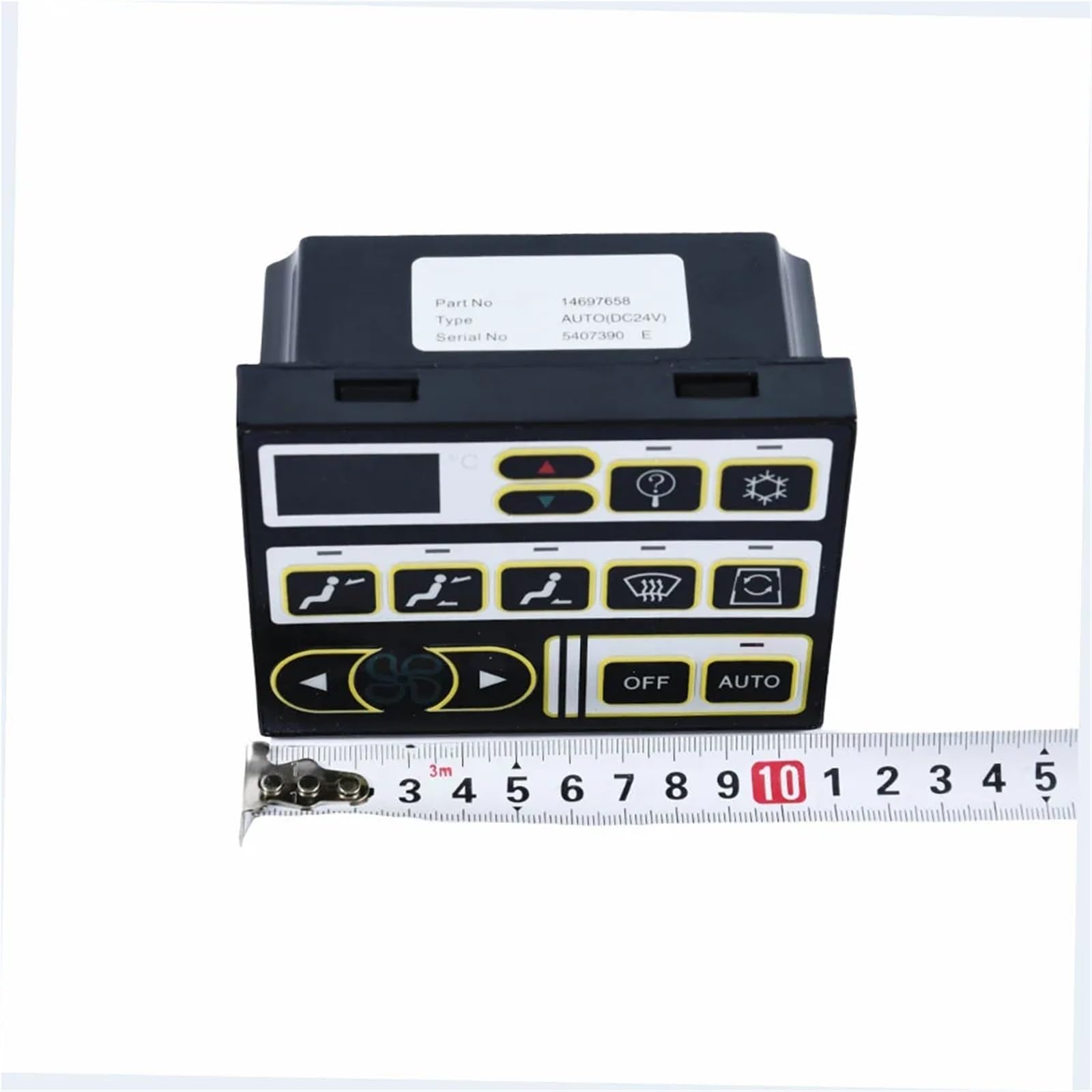 Interruptor Climatización 14541344 14631179 Reemplazo del controlador del aire acondicionado para excavadora Compatible con Volvo EC140 EC210 EC290 EC360