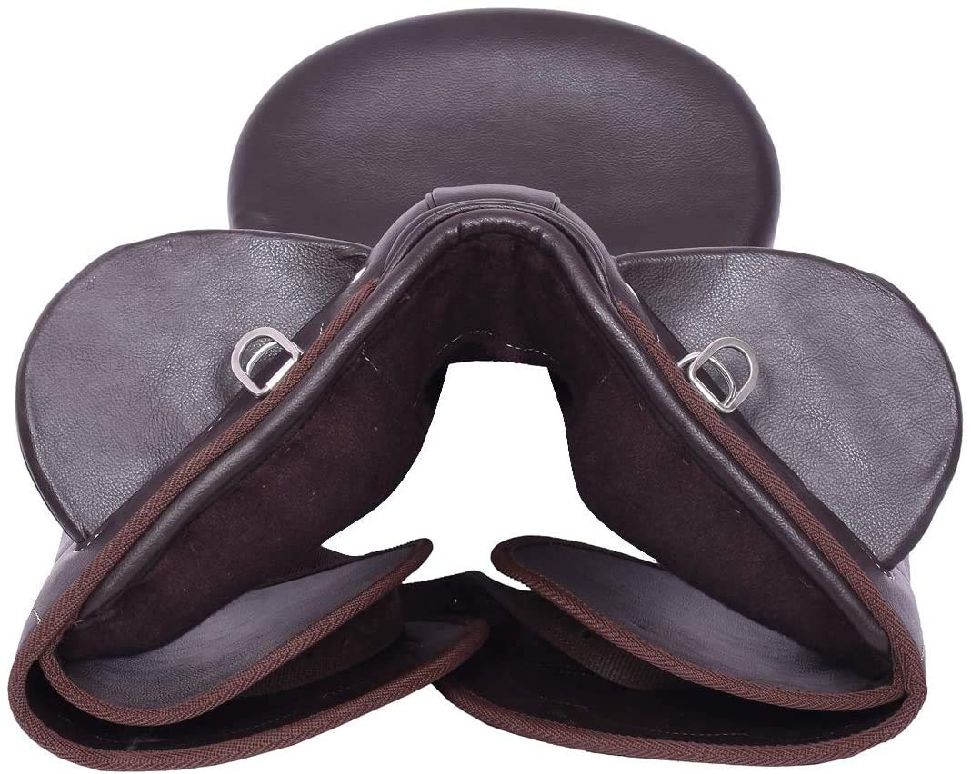 Selle Cheval Australienne – Daïm Synthétique – Taille 14 à 19 Pouces – Neuf