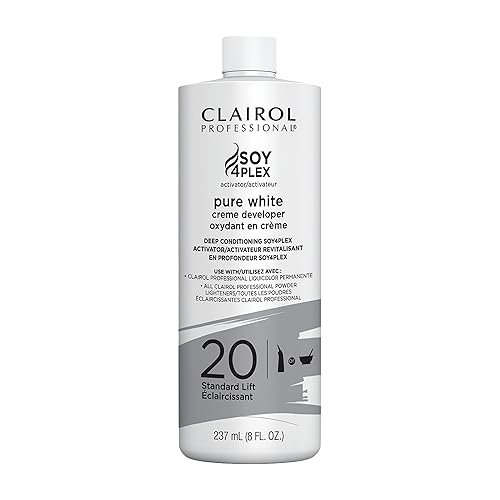 Clairol Professional Clairoxide Pure White - Desarrollador de crema de 20 volúmenes, 8 onzas líquidas (paquete de 1)