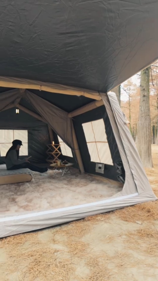 Amazon.co.jp: Mountainhikerエアーテント 小屋型 400×280×195cm 自立