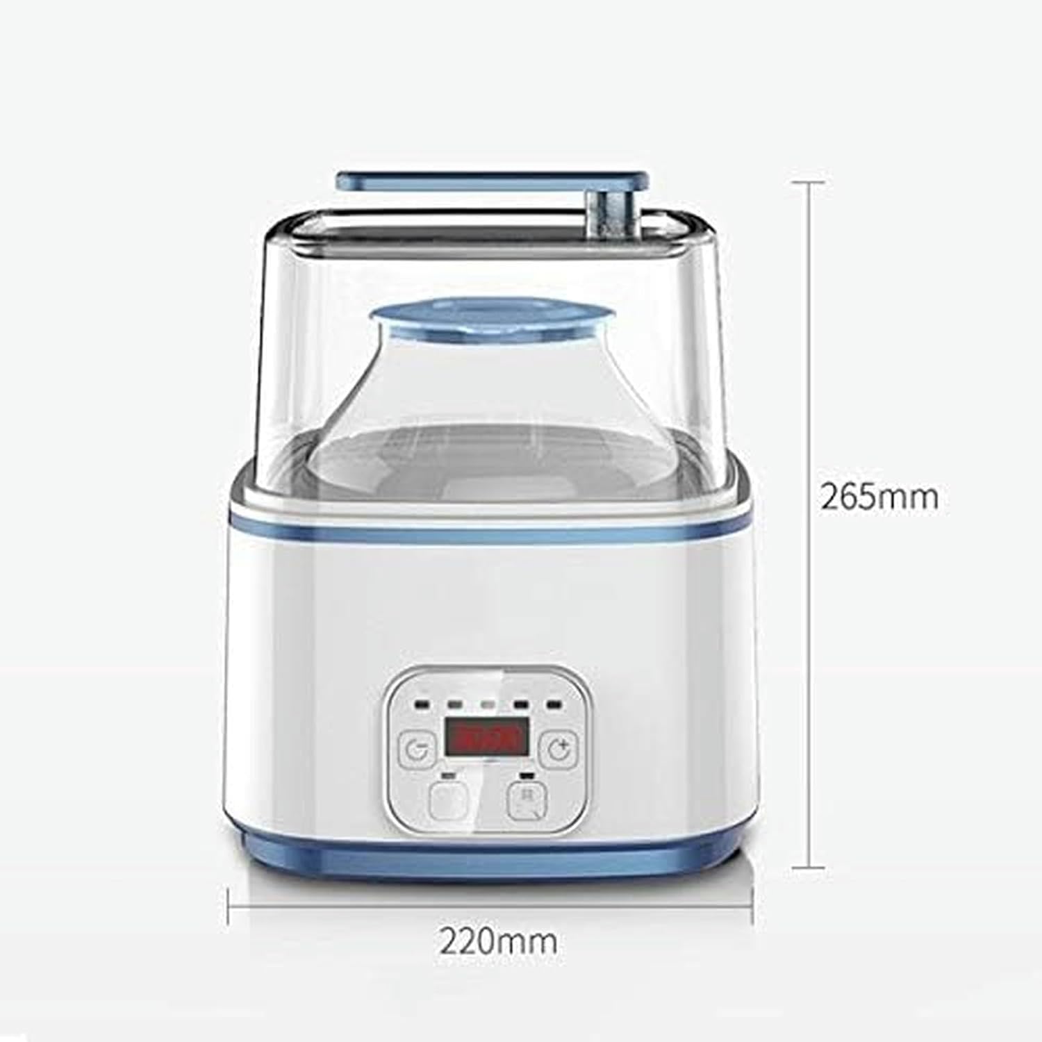 Electric Yogurt Maker Multifunction Natto Automatic Fermenter Wine Rice Fruit Enzyme Machine Yogurt Glass Liner