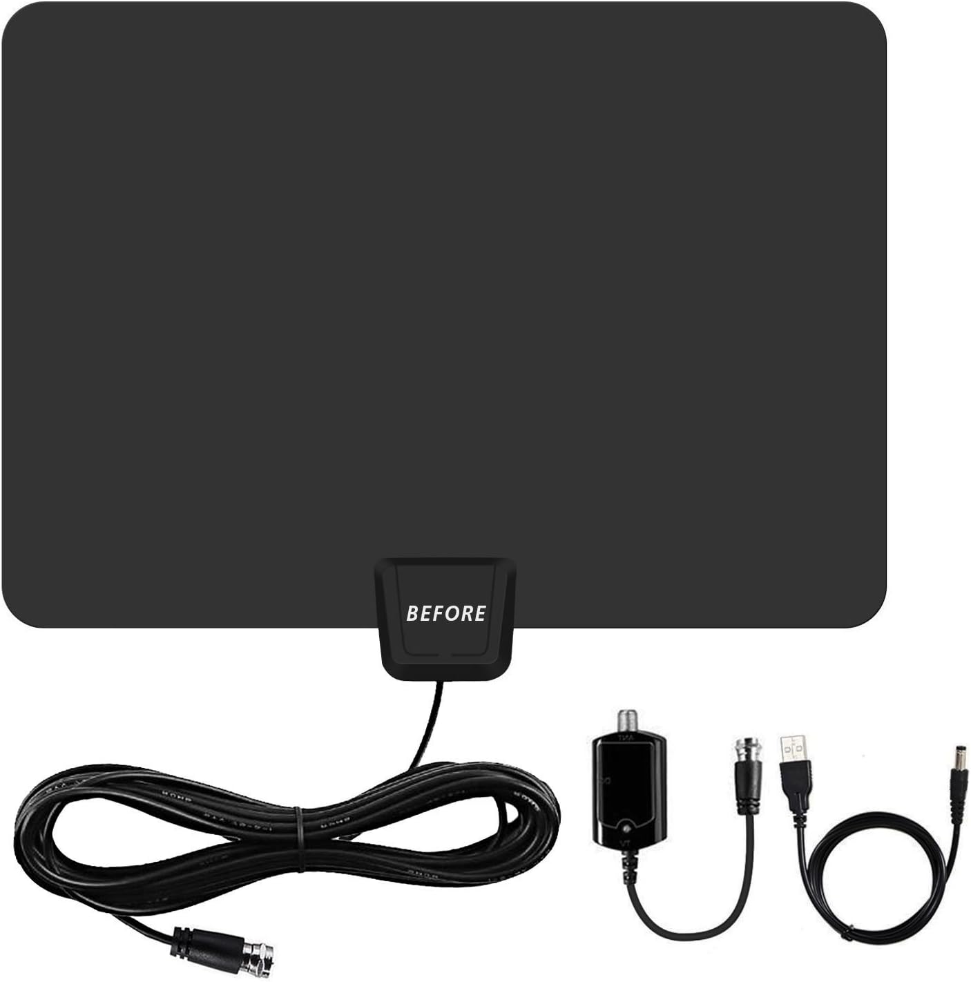 TV Antenna Amplified Digital HD TV Antenna 5080 Miles Long Range with Detachable