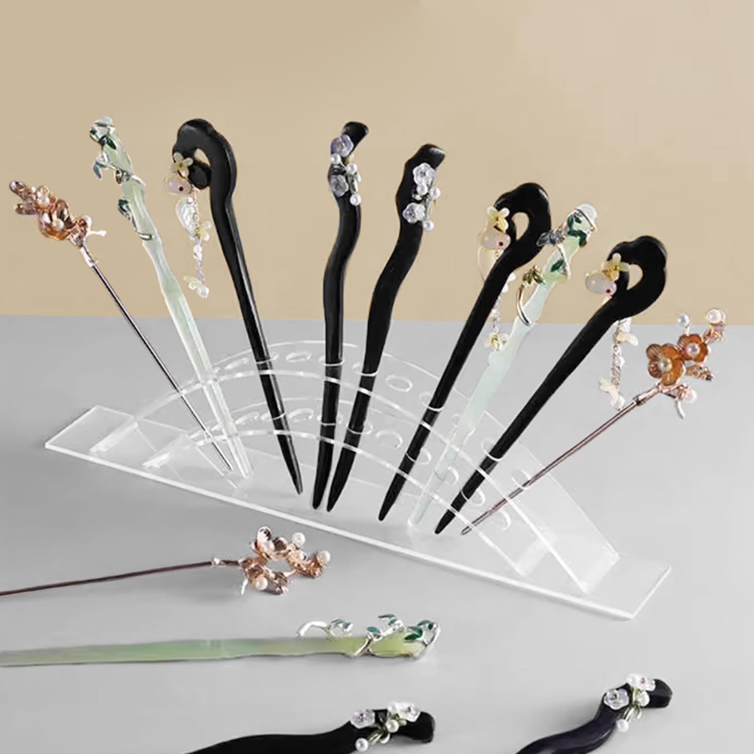 Set of Four Acrylic Hair Sticks Acrylic Hair Sticks - Etsy main image 4