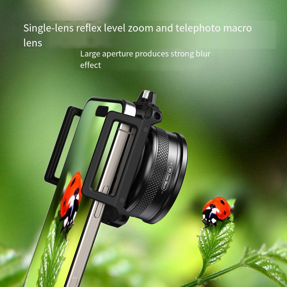 Obiettivo zoom DSLR 10-20X per smartphone – grandangolo Fisheye Clip-On Kit con apertura F1.05 per iPhone per Samsung