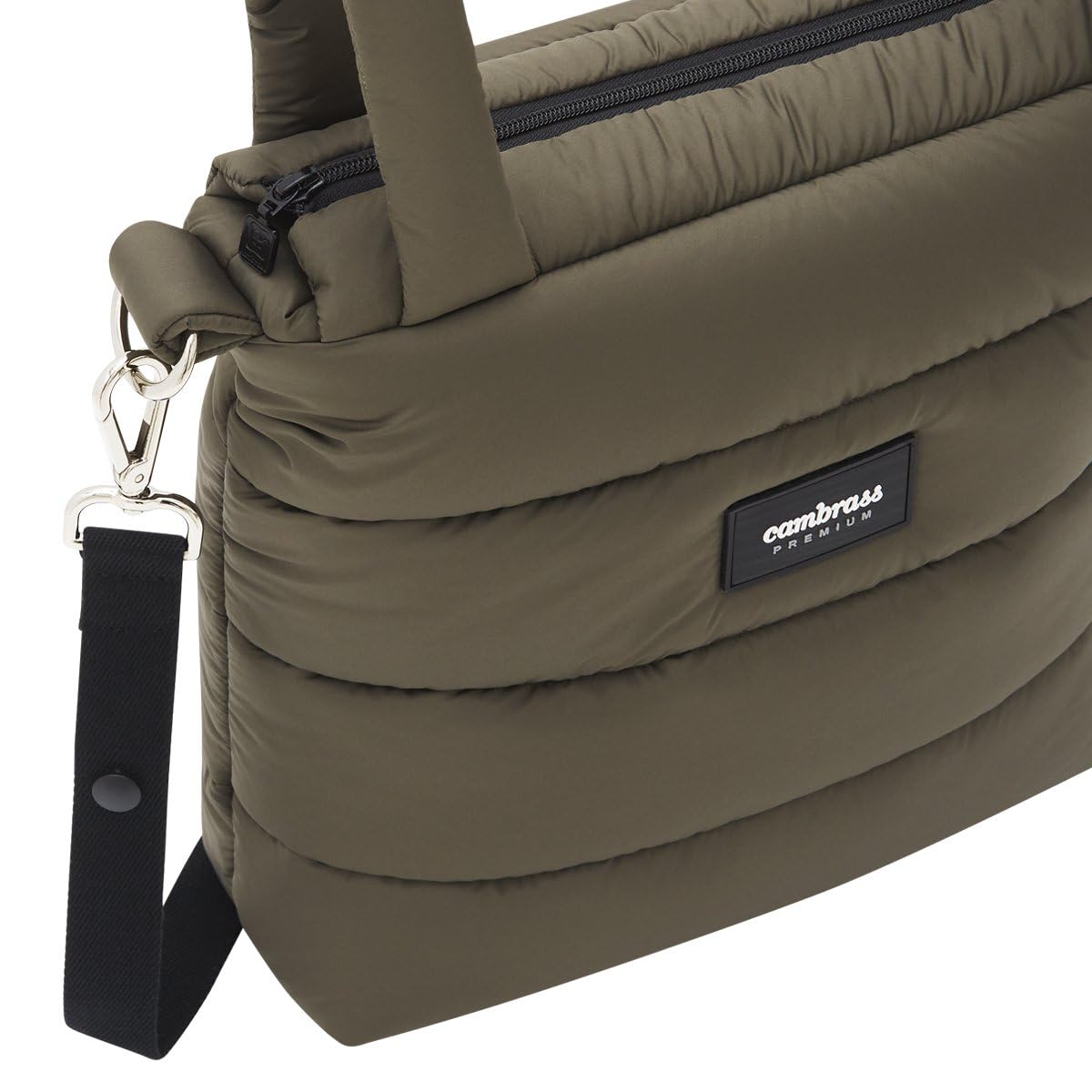 Cambrass-Bolso carro maternal para bebe-bolso de maternidad para carritos de bebe-organizador para pañales y otras cosas de bebe-Urban Kaki 12x40x35 cm