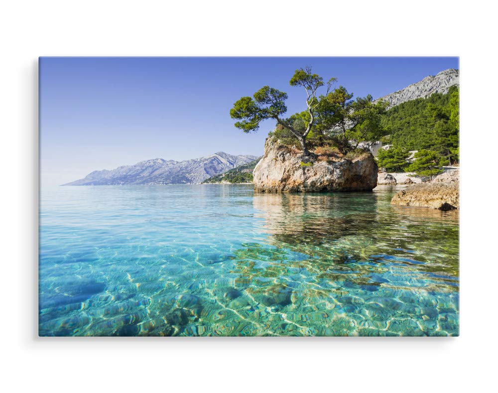 Muralo Wandbilder Meer, Kroatien, Makarska, Riviera, Natur - 120x80 cm
