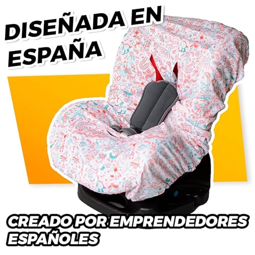Funda Silla Coche Bebe Universal Impermeable y Transpirable – Funda Silla Coche Bebe Apta para Grupo 0, 1, 2, 3 – Fundas Sillita Protectoras y Antitérmicas – Protector Sillas Bebé Coches - imagen 5