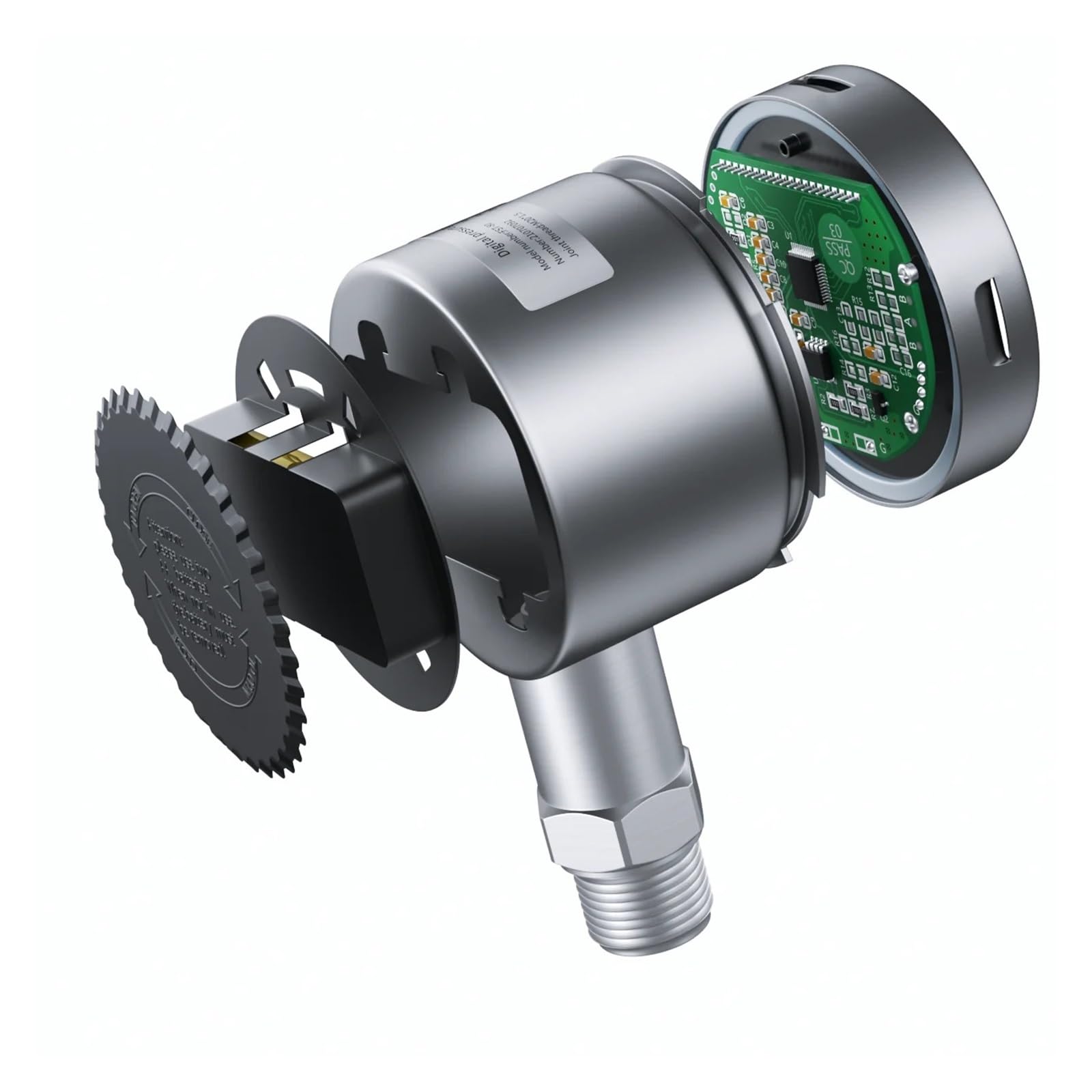 Manómetro, Manómetro hidráulico Digital, medidor de presión de agua M20 x 1,5, manómetro Digital de combustible líquido Radial de 60mm, manómetro de presión de aceite de aire(NPT1-2 Radial,0-40Mpa)