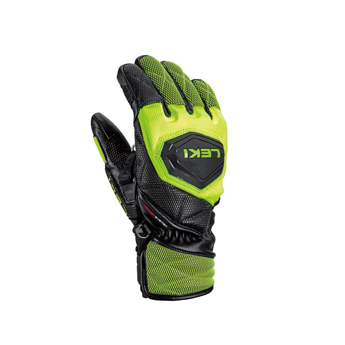 LEKI WCR Venom 3D Junior Black-Ice Lemon 7.0