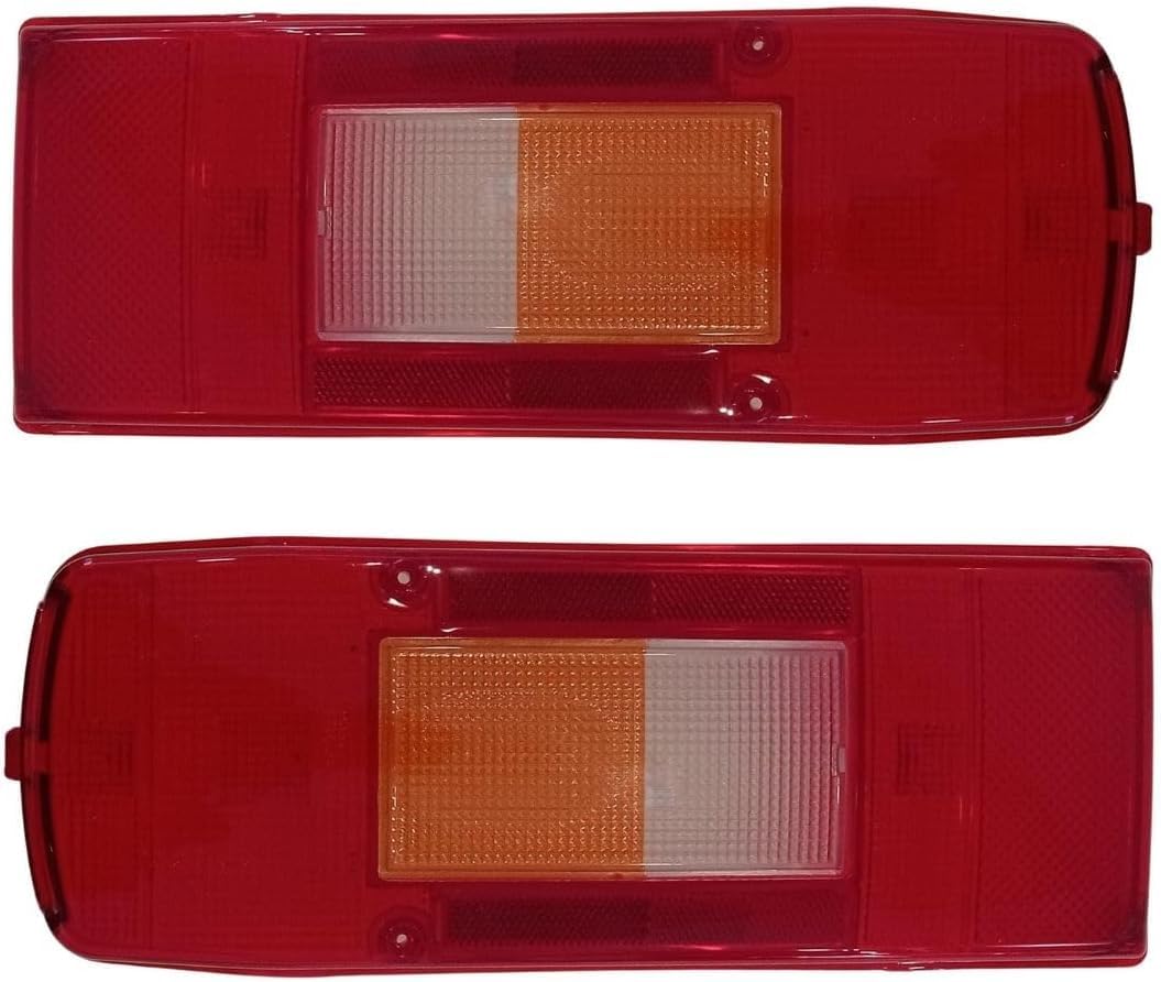 2 Lente di ricambio Luci Finale Posteriore per Rimorchio per camion Volvo FH16, FH12, FM9 E-MARK Rosso Giallo Bianco
