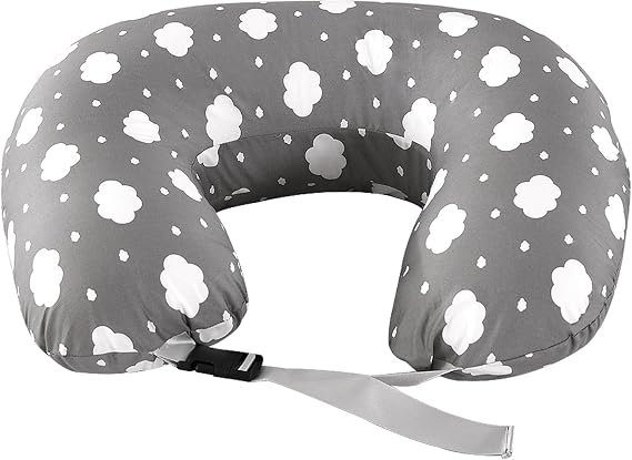 JOVELL Coussin d'Allaitement Extra-Large avec Ceinture de Maintien Ajustable