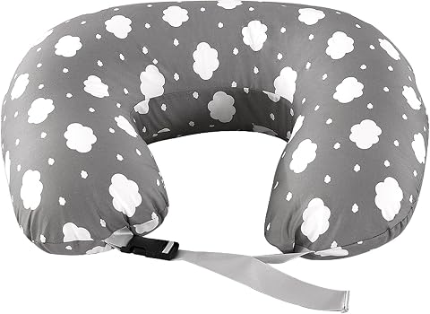 Nursing Pillow Breastfeeding Pillow, Multifunctional Breast Feeding Pillow with Adjustable Waist Strap & Cotton Removable Pillowcase, Nursing Maternity Pregnancy Baby Cushion, Pregnancy Gifts (Clouds)