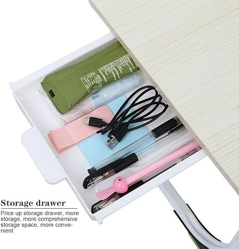 Miniatura 4 de Escritorio plegable para laptop soporte para laptop 236 pulgadas bandeja de cama portátil de escritorio de regazo con cajón de almacenamiento mesa