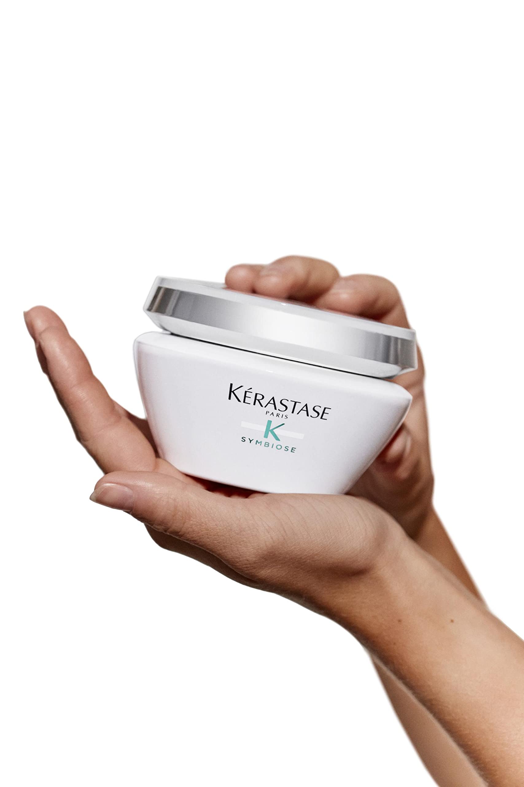 Kérastase Symbiose, Nährende Anti-Schuppen Haarmaske, Für strapaziertes und trockenes Haar, Sulfatfrei, Masque Revitalisant Essentiel, 200 ml
