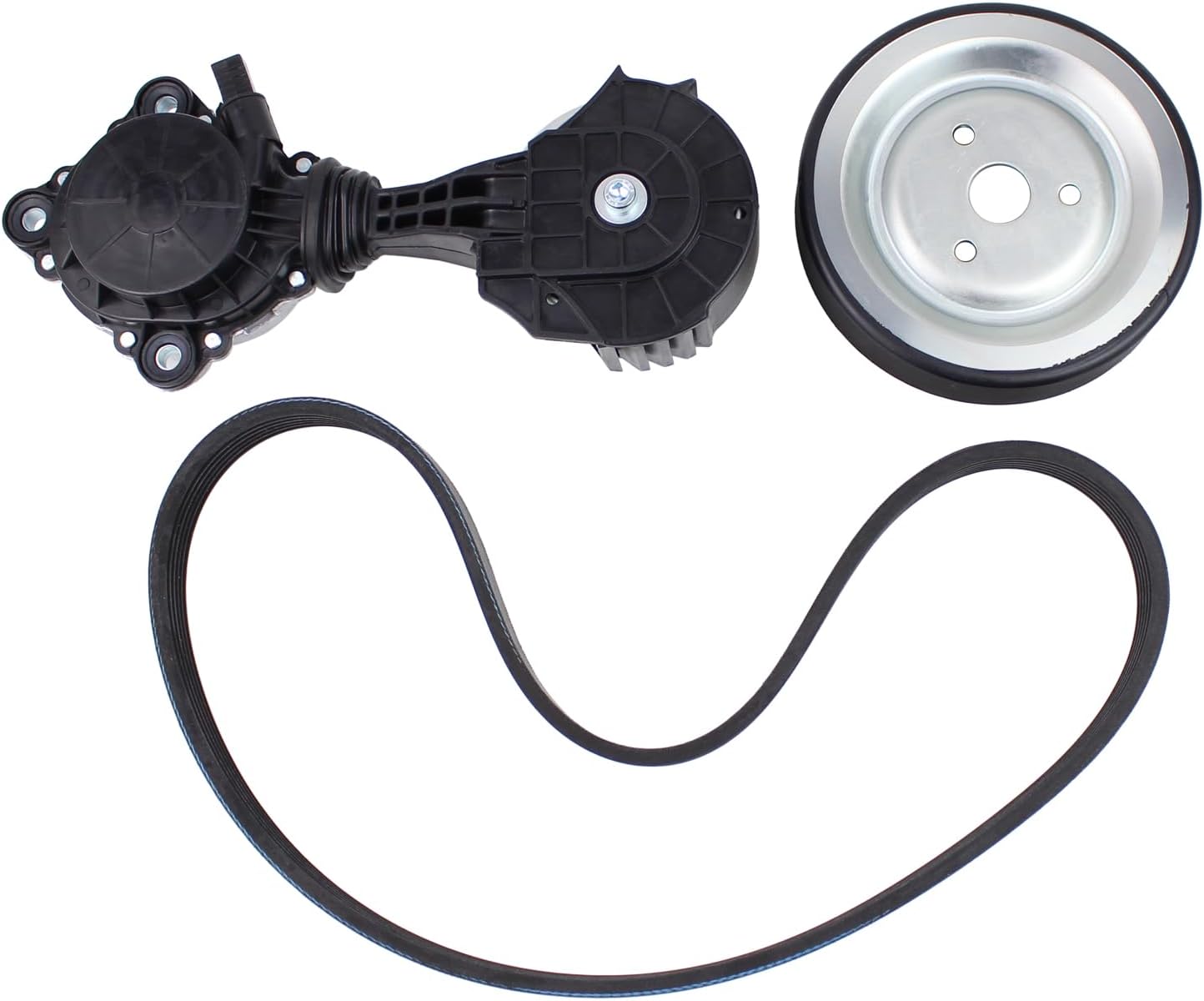 Accessory Drive Belt Tensioner Assembly w/Idler Wheel Engine Water Pump Pulley and Serpentine Belt for Mini Cooper Countryman Paceman 1.6L