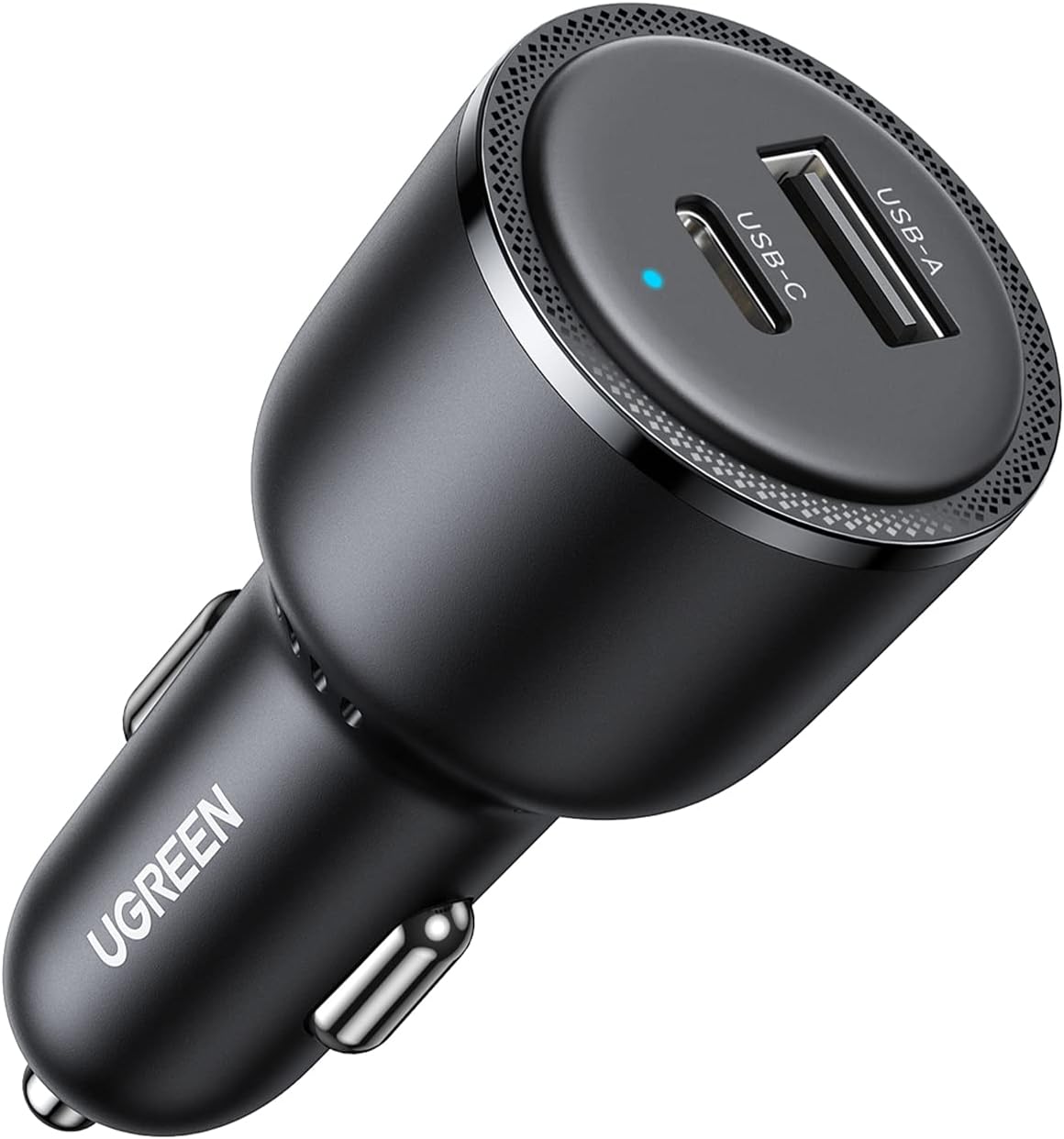 UGREEN 63W USB C Car Charger Adapter, PPS 45W Super Fast Charging 2.0 Type C Car Charger Cargador para Carro, Dual USB C for iPhone 16/15/14/13/12, Galaxy S24/S23/S22/Series, iPad, MacBook