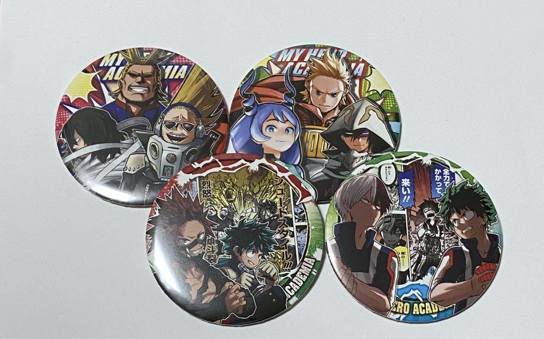 ヒロアカ 缶バッジ　ヒロプラ 僕のヒーローアカデミア