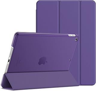 JETech Case for iPad (9.7-Inch, 2018/2017 Model, 6th/5th Generation), Smart Cover Auto Wake/Sleep (Purple)