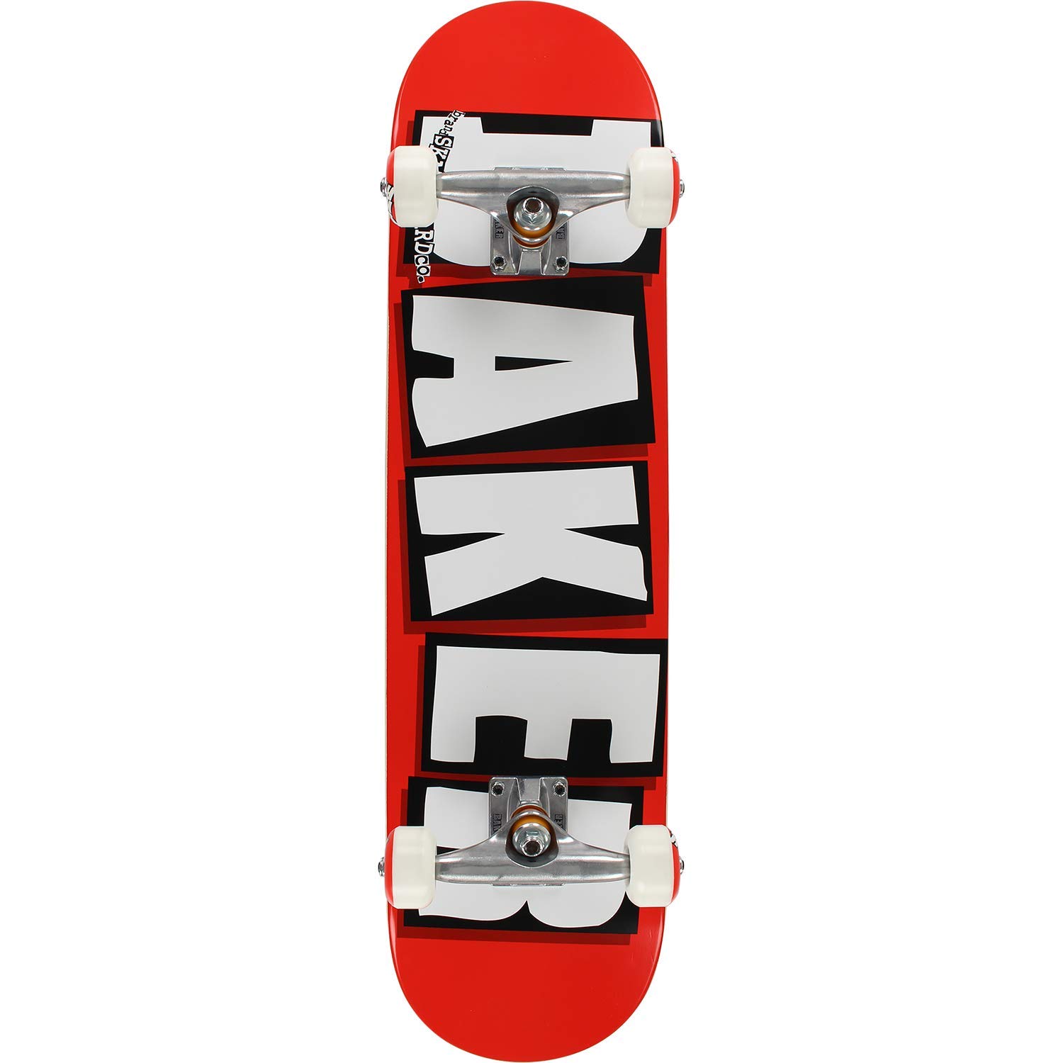 Baker Brand Logo Complete Skateboard -7 75 Red White Black