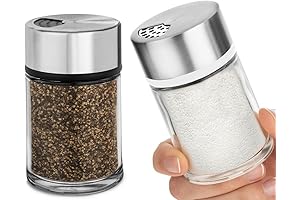 Adjustable Pour Holes Salt and Pepper Shakers