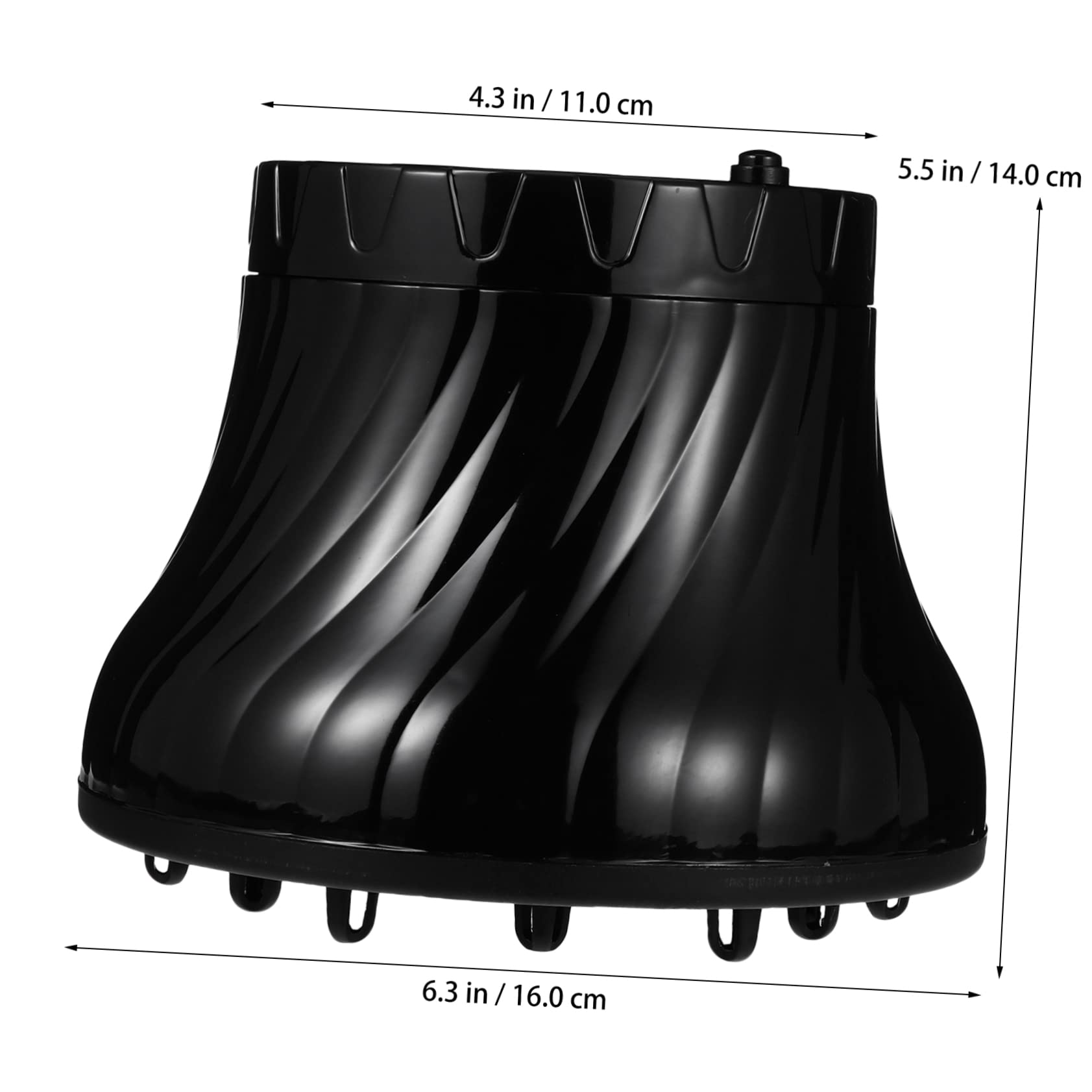 Baluue Hair Dryer Diffuser Attachment Universal Hair Diffuser Cover Plastic Blow Cover Lightweight Hair Blower Accessory for Quick Hairstyles