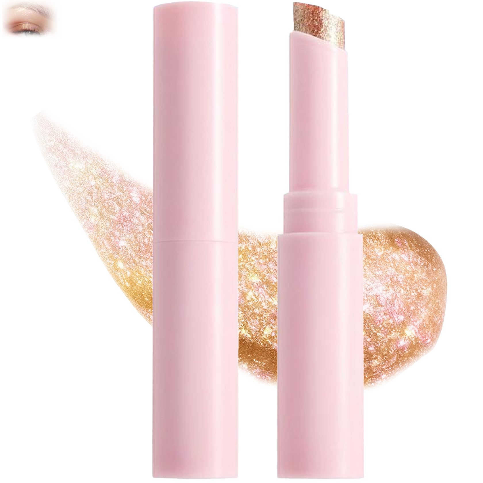 Shimmering Eyeshadow Stick With Glittery Multi-Tonal Finish