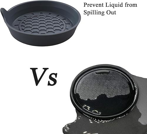 Miniatura 4 de Amooca Portavasos universales para automóvil, impermeables, antideslizantes, a prueba de derrames, accesorios para el interior del automóvil,