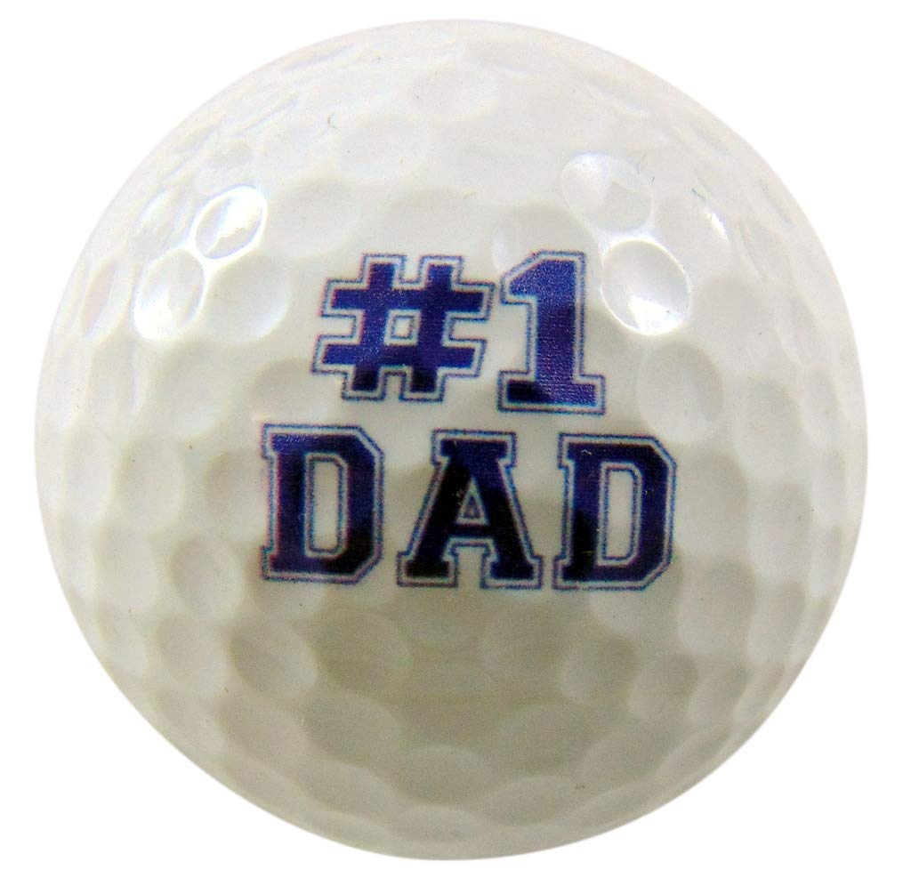 Westmon Works #1 Dad Fathers Day Golf Ball for Golfing Dad