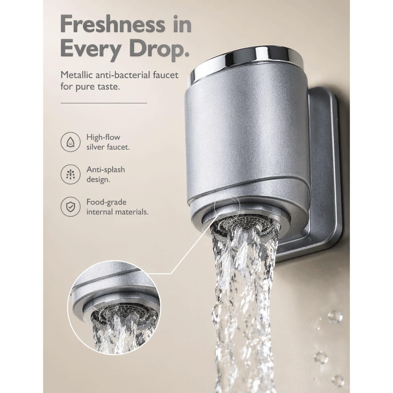 dispenser acqua Distributore D'acqua A Parete Alimentato Dalla Rete Elettrica Con Blocco Elettronico Per Bambini,Per L'ufficio,mense Commerciali E Del Personale, Riscaldamento Intelligente Con Touch S