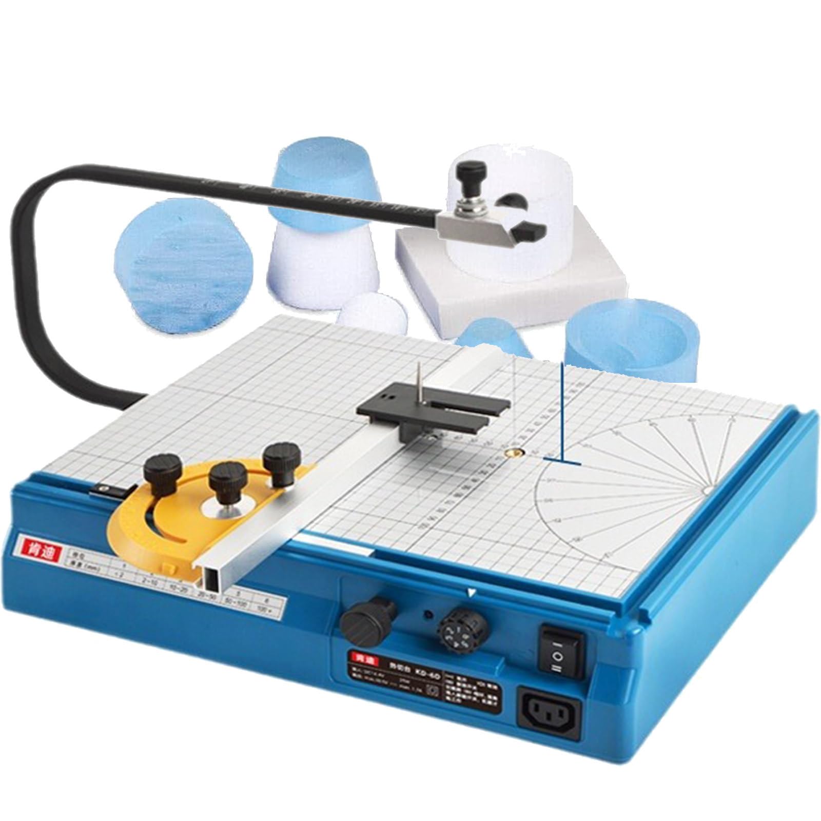 Máquina cortadora de espuma con alambre caliente, herramienta para cortar poliestireno con alambre caliente, con adaptador, para esculpir y dar forma a materiales de espuma - Ideal para cortar