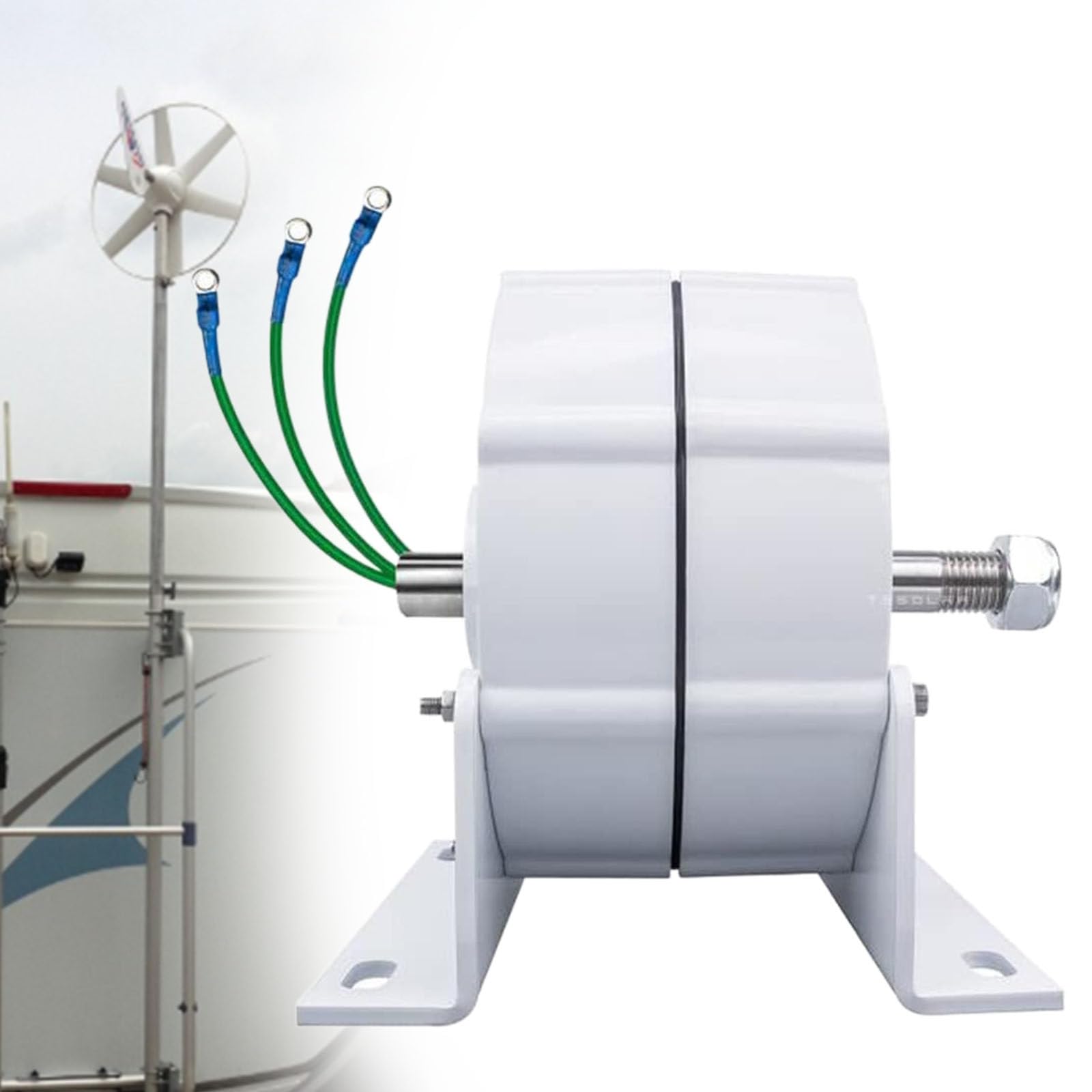 Alternatore Ca Trifase A Magneti Permanenti Senza Ingranaggi Da 8000W, 9000W, 10000W, 12000W, 12V-10000V per Turbine Eoliche E Generatori Idraulici.