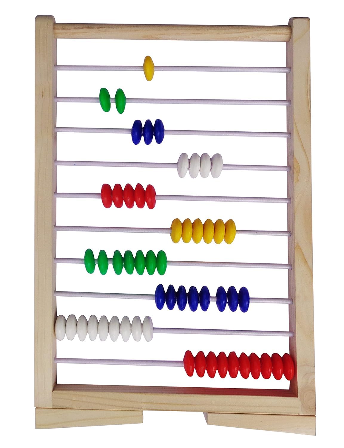 ToyGenie Kids Bead Abacus for Math Wooden Counting Toys for Toddlers, Montessori Math Manipulatives Beads, Educational Toys for Preschool Boys Girls 2 Years Old and Up (55 Beads) (B0CLV6ZS8Z) Amazon Price History, Amazon Price Tracker