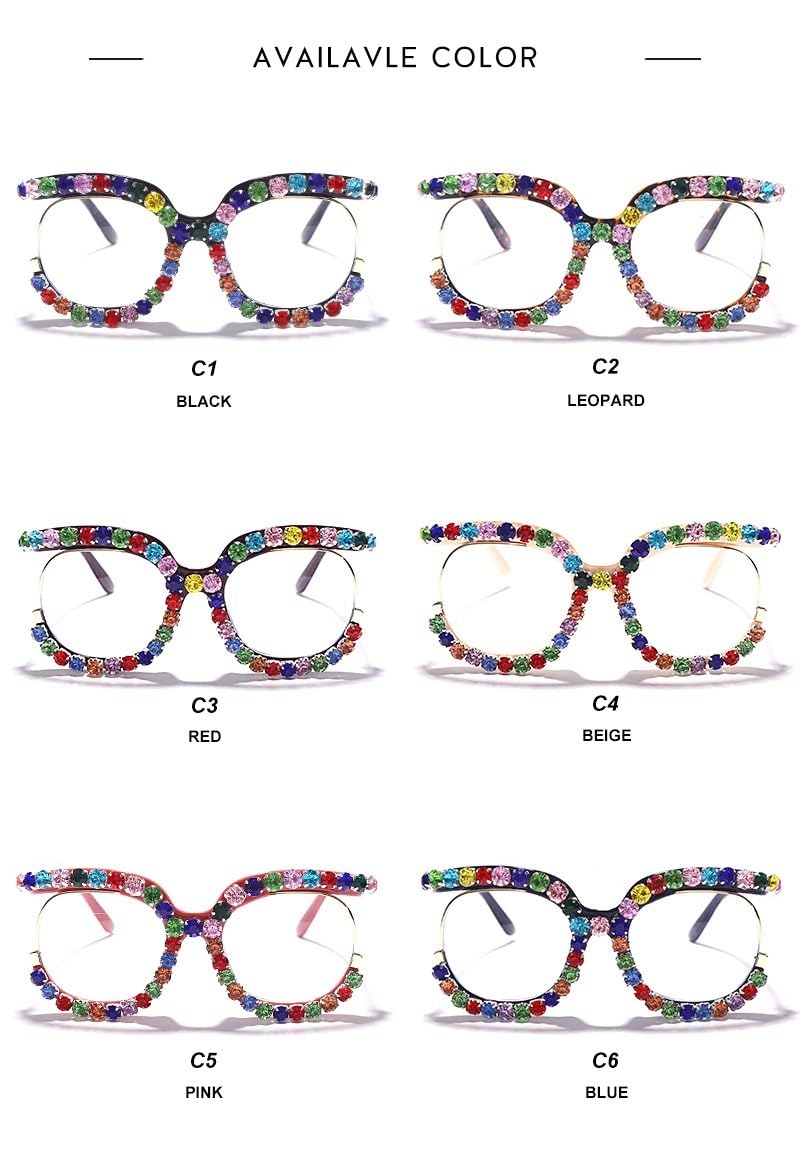 Modische ovale Lesebrille mit Blaulichtfilter, leichte Brille mit klarer Sicht, Anti-Augenermüdung, Flacher Lichtspiegel(C4,2.50)