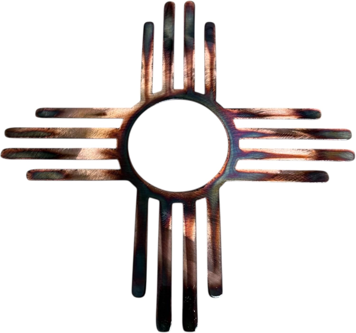 Southwestern Zia Metal Wall Art Decor