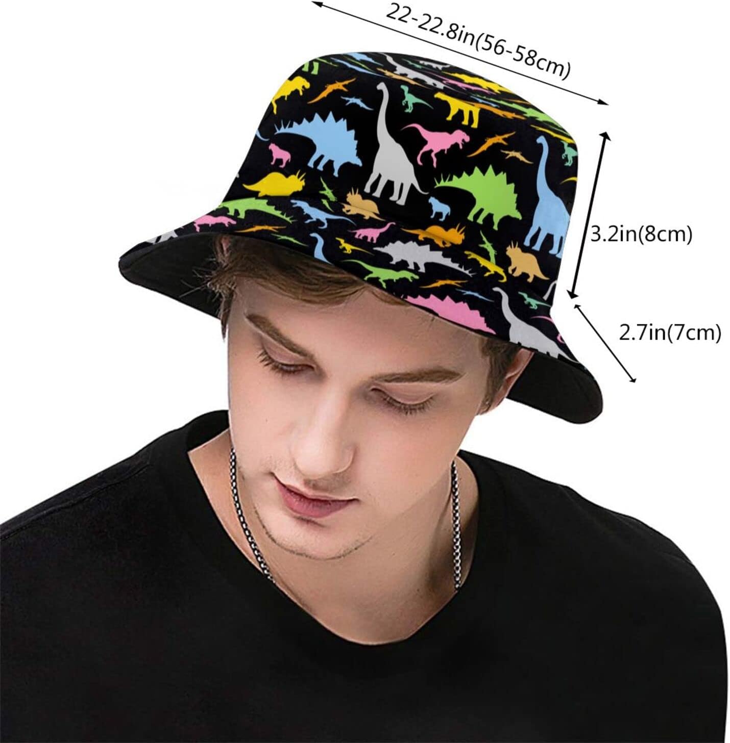 Bucket Hat Sun Beach Packable Fisherman Cap for Women Men Summer Outdoor Hiking - Image 3
