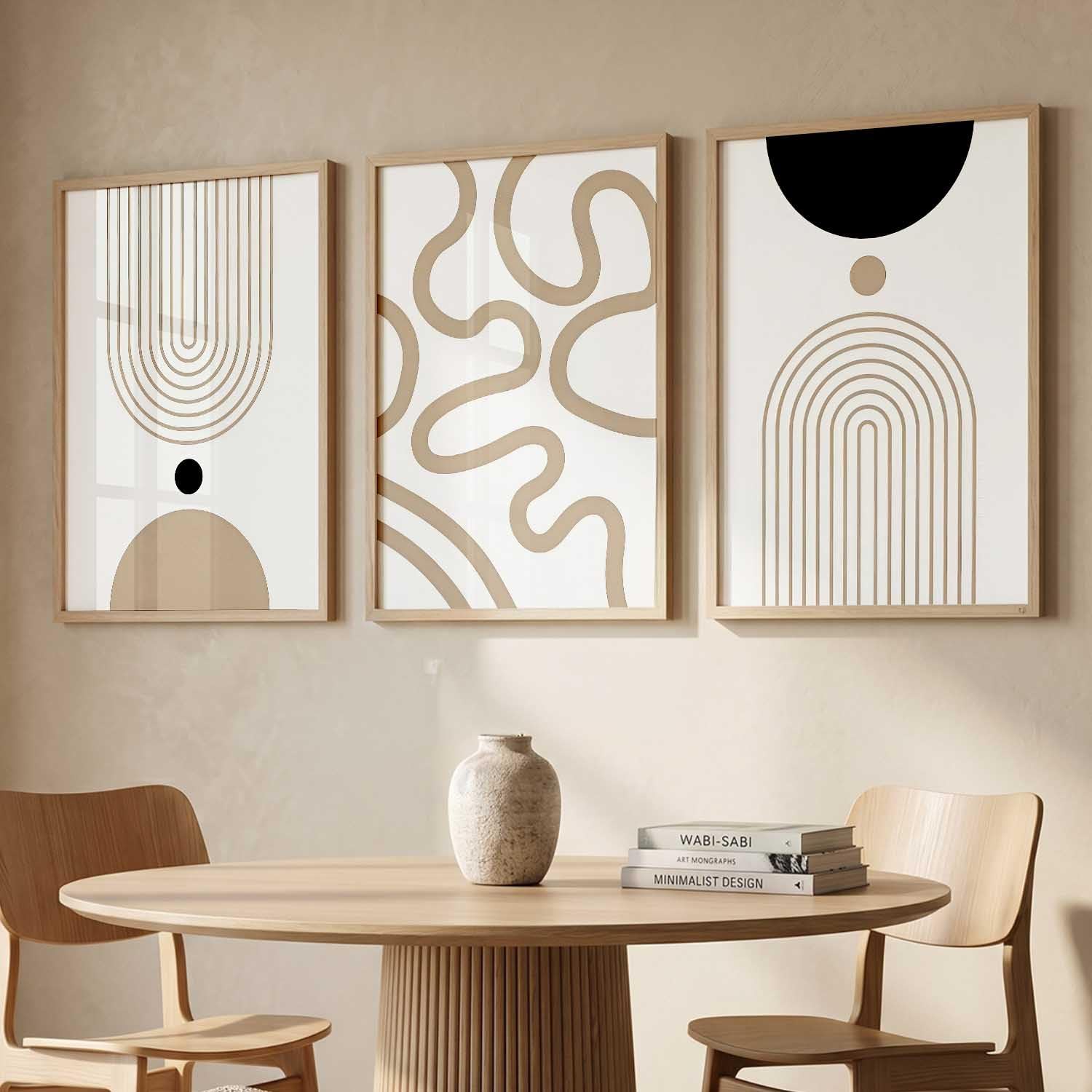 BOHO Wall Art Set - Maximalist Prints with Frame -17 BOHO Wall Art Set - Maximalist Prints with Frame -17