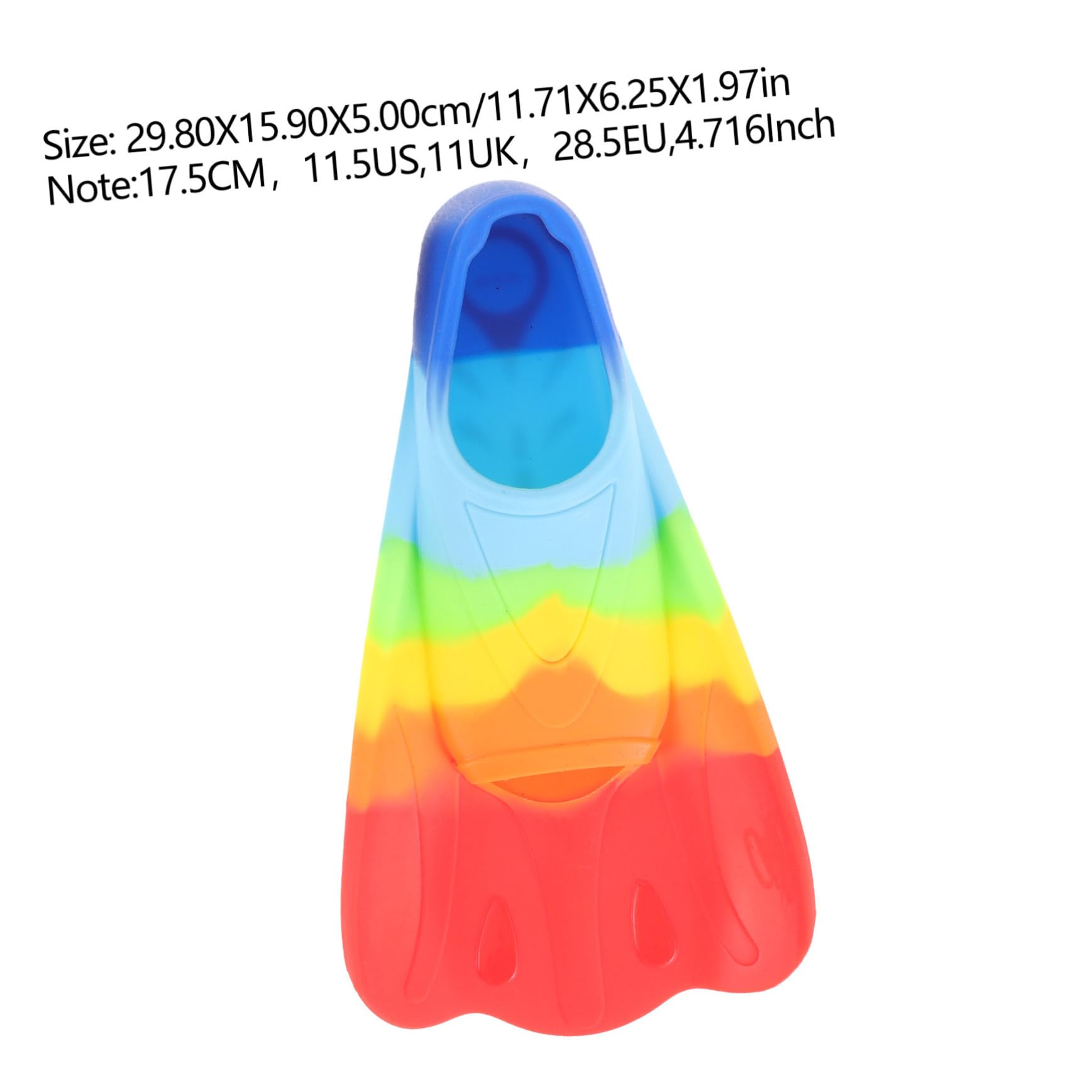 Abaodam 1 Pair Snorkeling Flipper Diving Fins for Swimming Training Comfortable Boys and Girls Soft