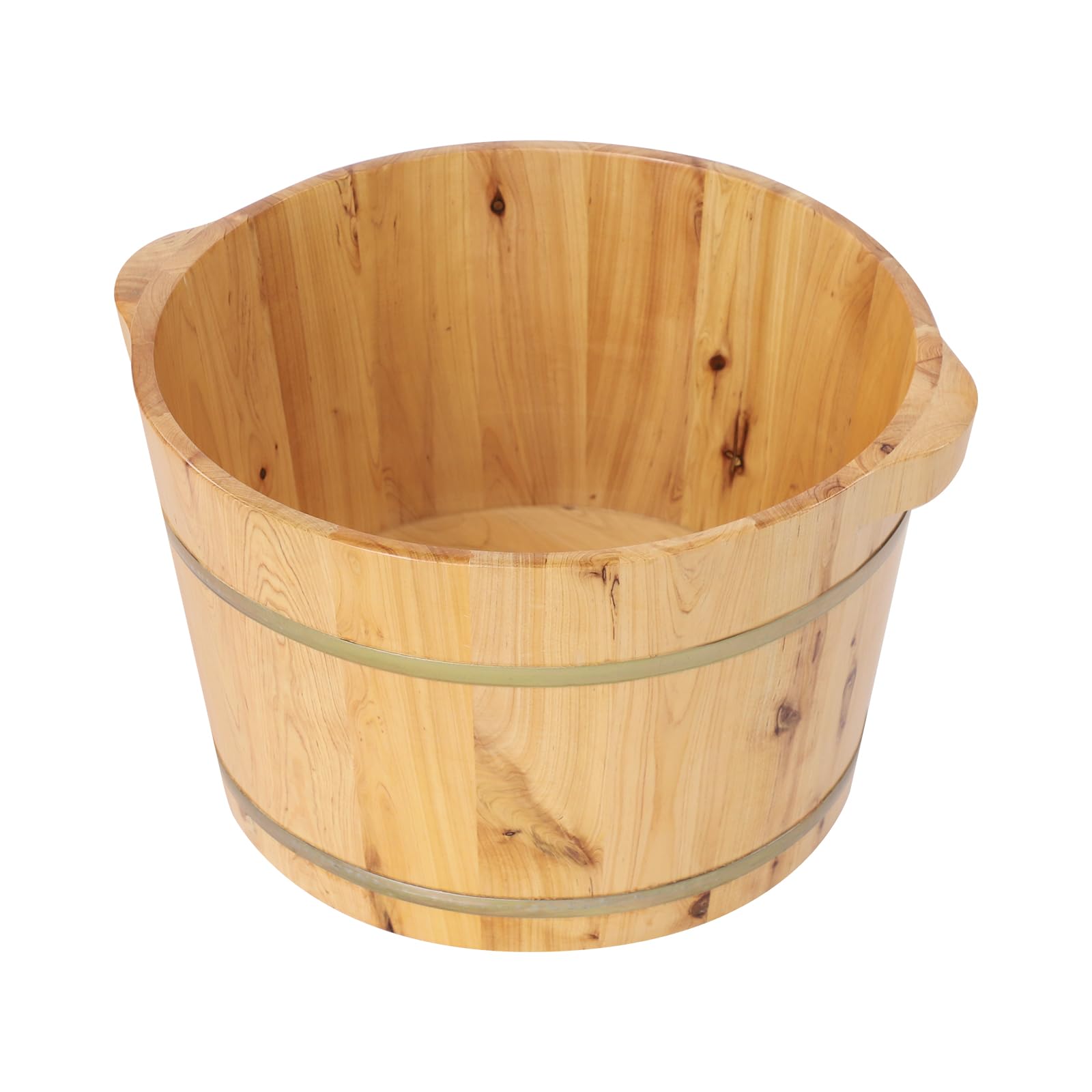 Vasca da bagno in legno da 12 mm, vasca per piedi da ammollo, 36,5 x 40 cm | Pedicure Spa per la cura dei piedi, benessere per la casa