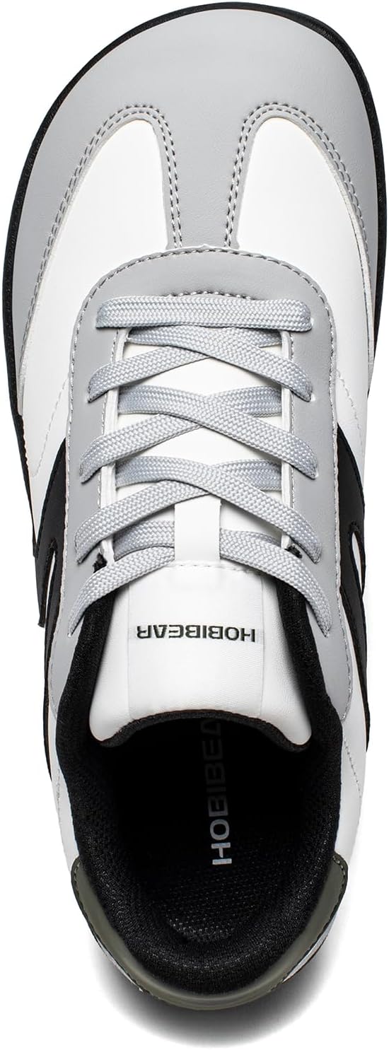 HOBIBEAR Barefoot Shoes Zero Drop Wide Leather Fashion Sneakers for Women Men - Image 5