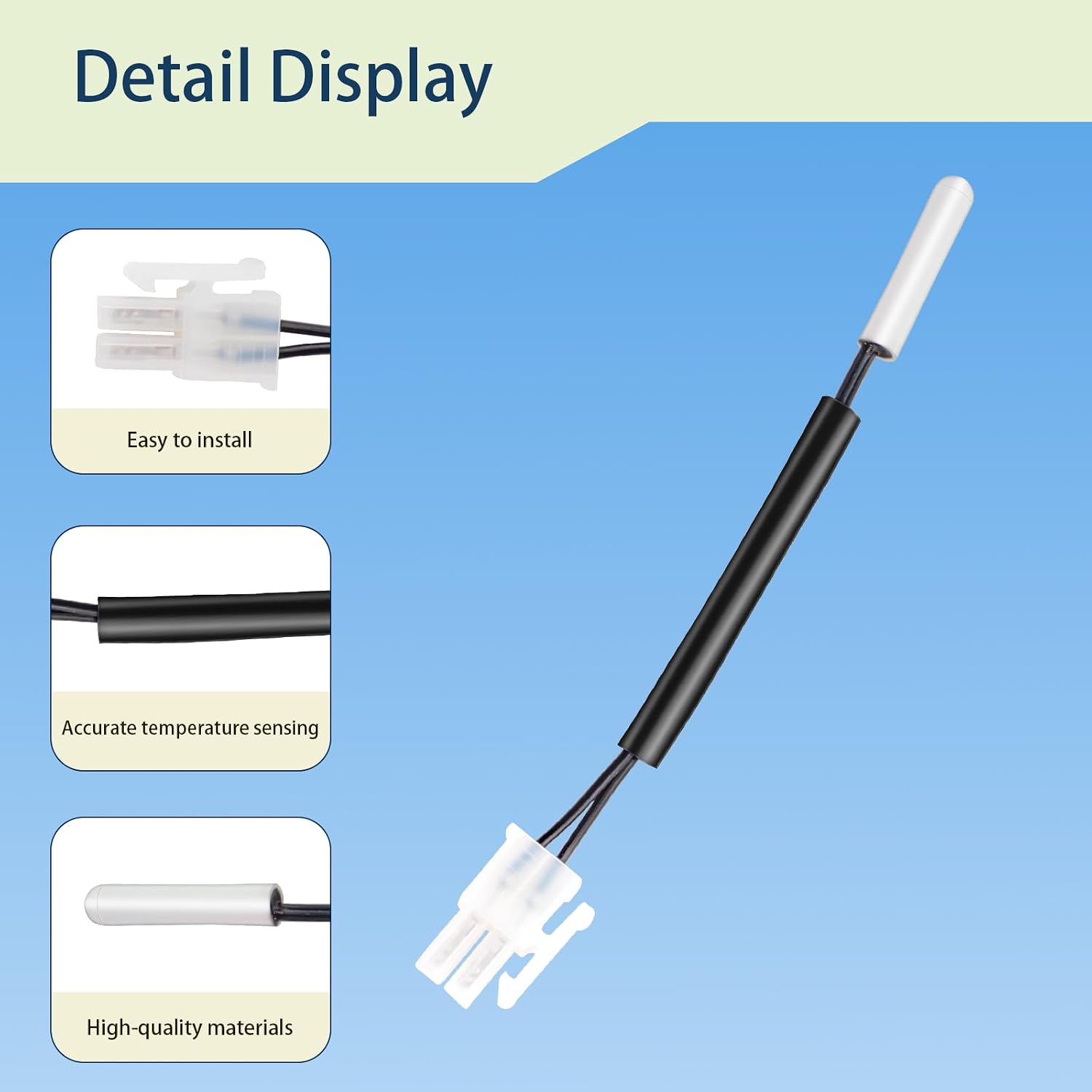 WPW10384183 and W10384184 Refrigerator Thermistor Sensor Replacement Kit