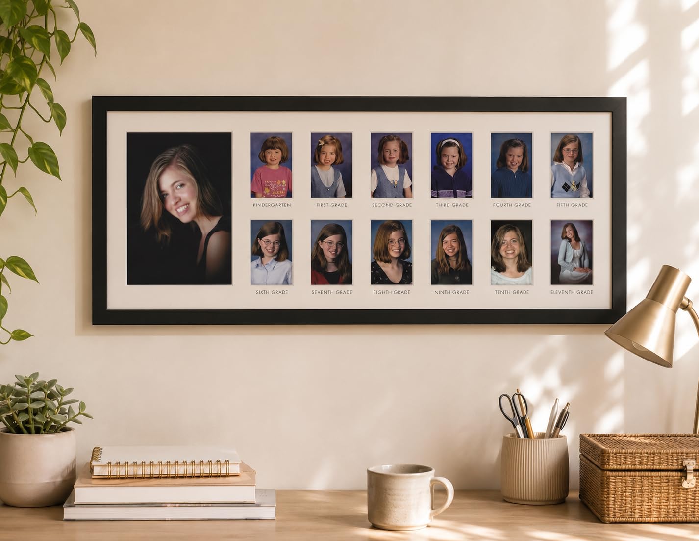 Amazon.com: Pearhead School Years Graduation Frame, K-12 Photo