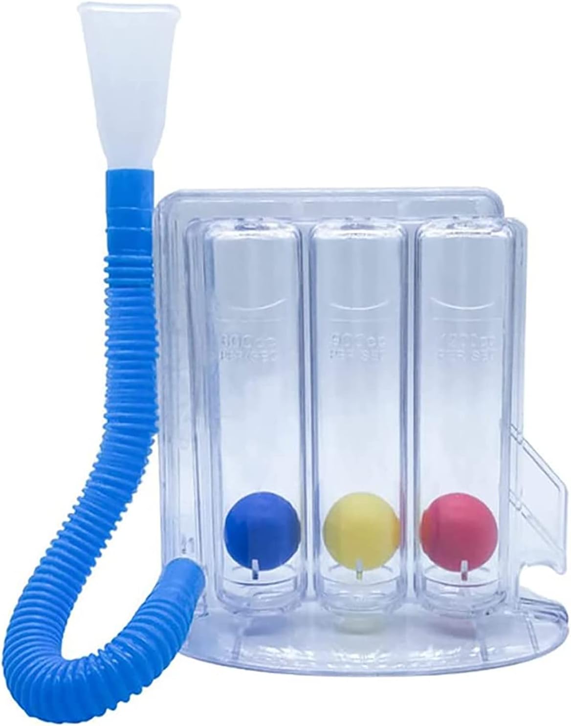 Deep Breathing Lung Exerciser, Three-ball Breathing Spirometer, Sanitary and Washable, Apply To Rehabilitation Training Device for Middle-aged and Elderly