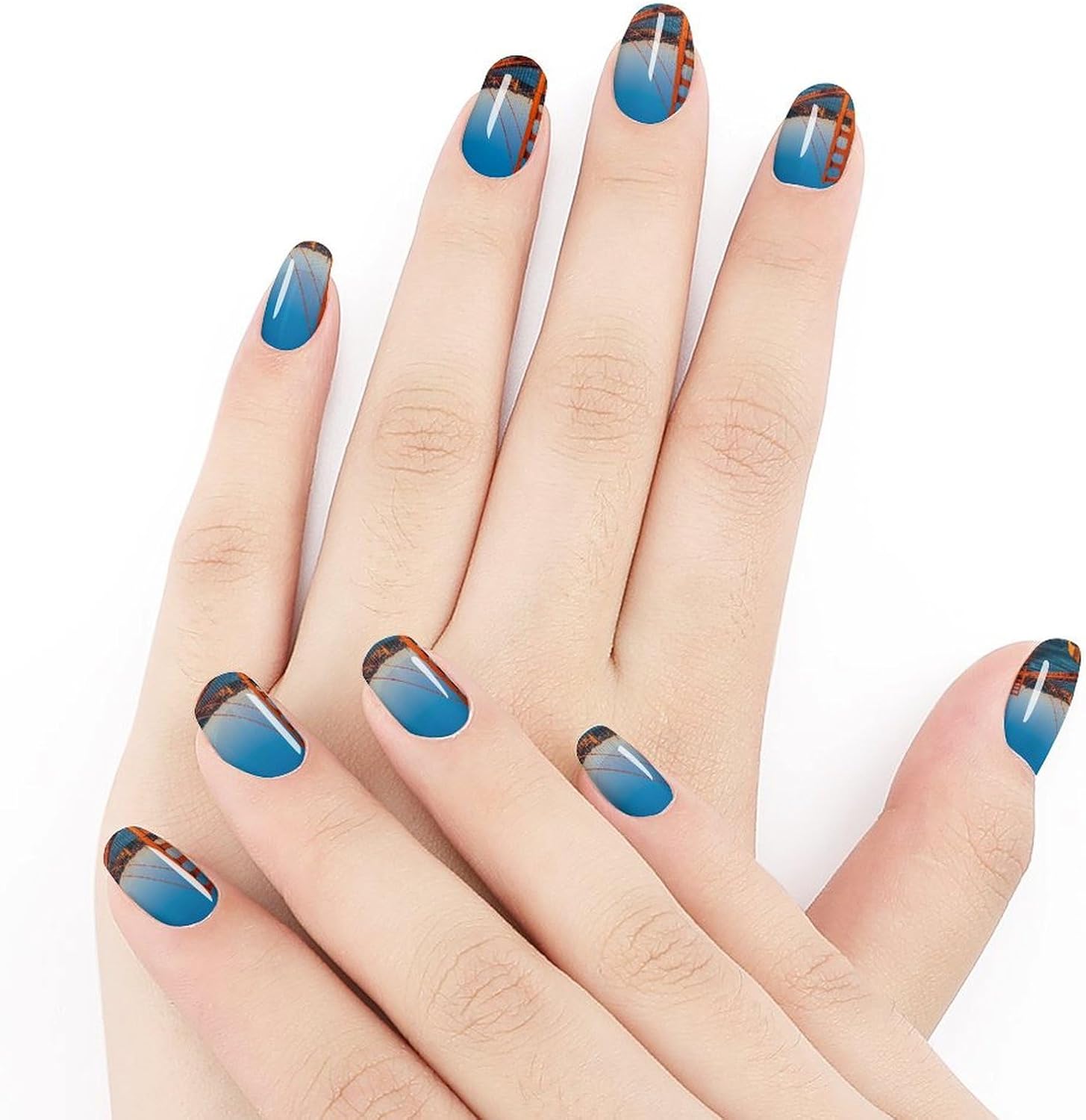 Nail Strips Bundle Full Wrap Long Lasting Nail Polish Strips Easy Application and Removal Salon Quality Self Adhesive Art Stickers for Women Gifts