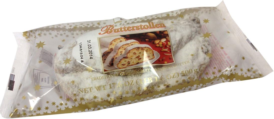 Oebel Butter Stollen in Cello Wrap -500 g