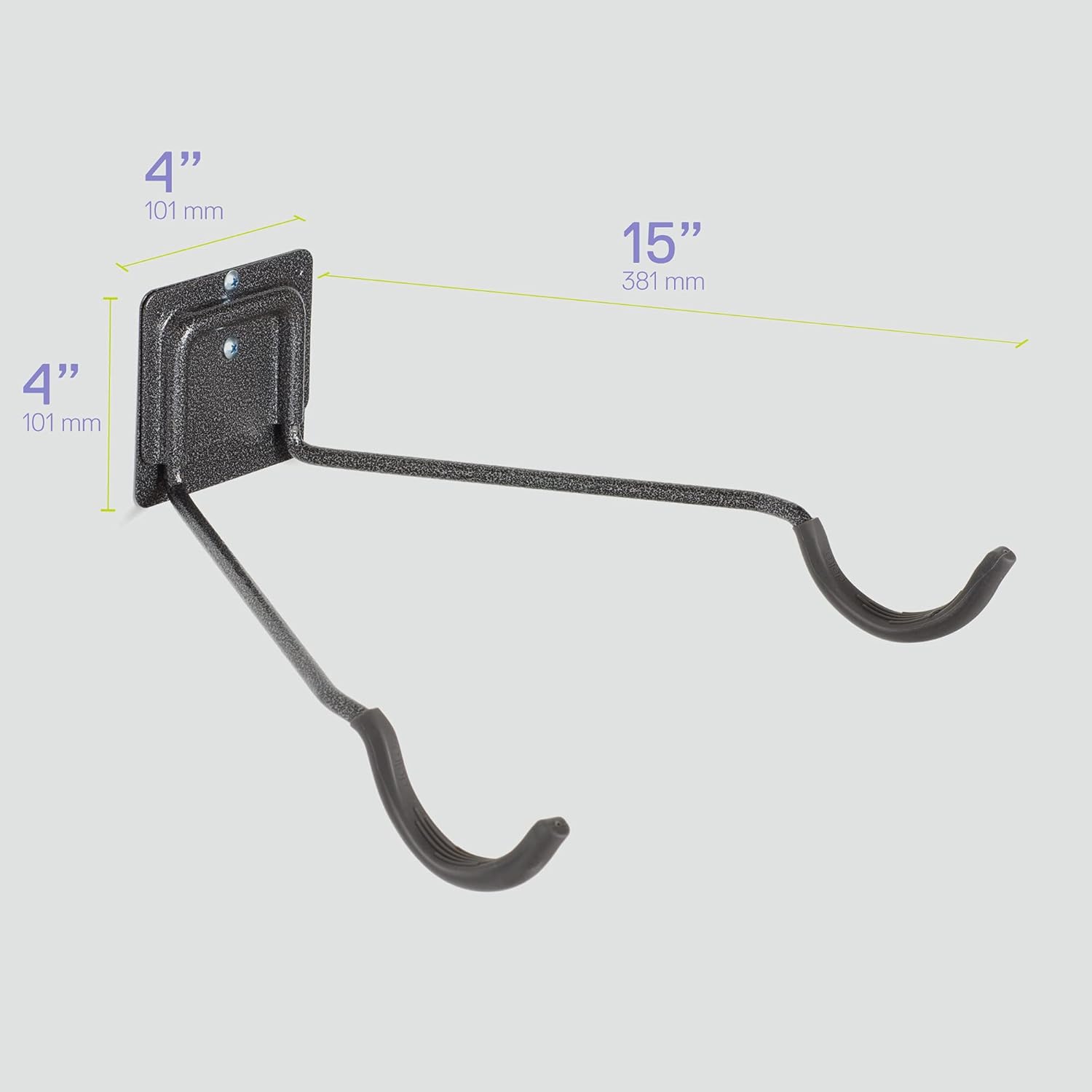 Delta Cycle & Home Horizontal Bike Wall Mount for 1 Bicycle in Garage or Home - Indoor Wall Bike Mount Hanger Holds Any Road, Mountain or Hybrid Bike Up to 50 lbs, Grey, One (RS5701W) : Sports & Outdoors