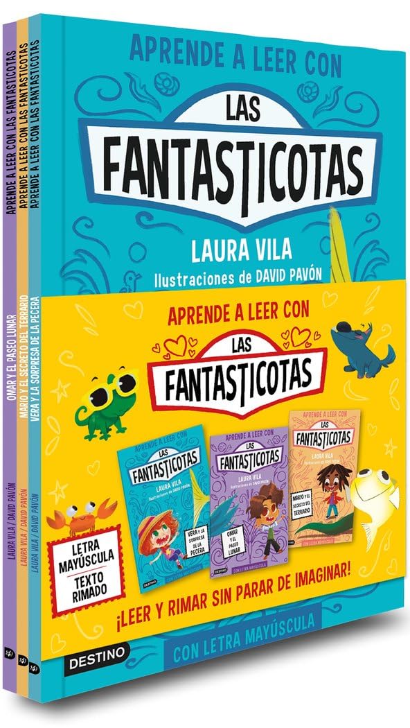 Pack Las Fantasticotas (1, 2, 3): Pack para aprender a leer con Las Fantasticotas 1, 2, 3: EN MAYÚSCULAS