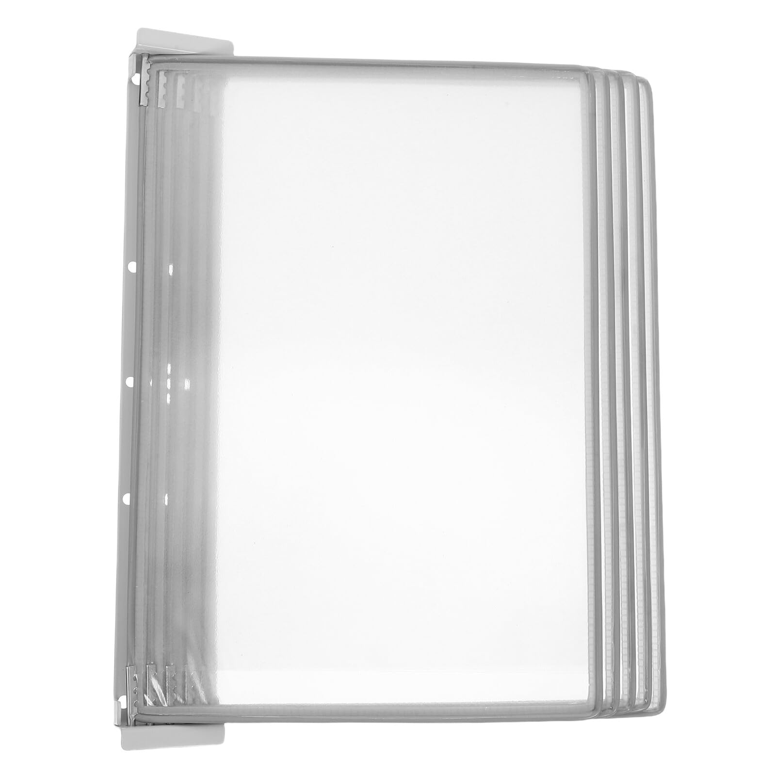 Porte-documents mural gris Alipis avec rack à dossiers suspendu pour bureau
