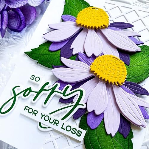 Trdxxx Chrysanthemums Metal Cutting Dies for Card Making New, Flower Carbon Steel Butterfly Die Cuts Stencils Tool for Paper Crafting/Scrapbooking/Embossing/Photo Album Decor/DIY - Thumbnail 6