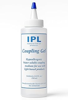 Coupling and Cooling Gel Use with IPL Hair Removal Device and Beauty Facial Machine for Women or Men in Face and Body 250ML