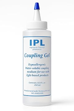 Coupling and Cooling Gel Use with IPL Hair Removal Device and Beauty Facial Machine for Women or Men